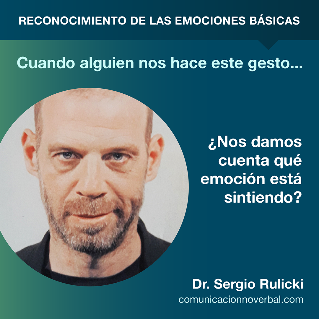 Reconocimiento de las emociones básicas: La expresión facial del desprecio