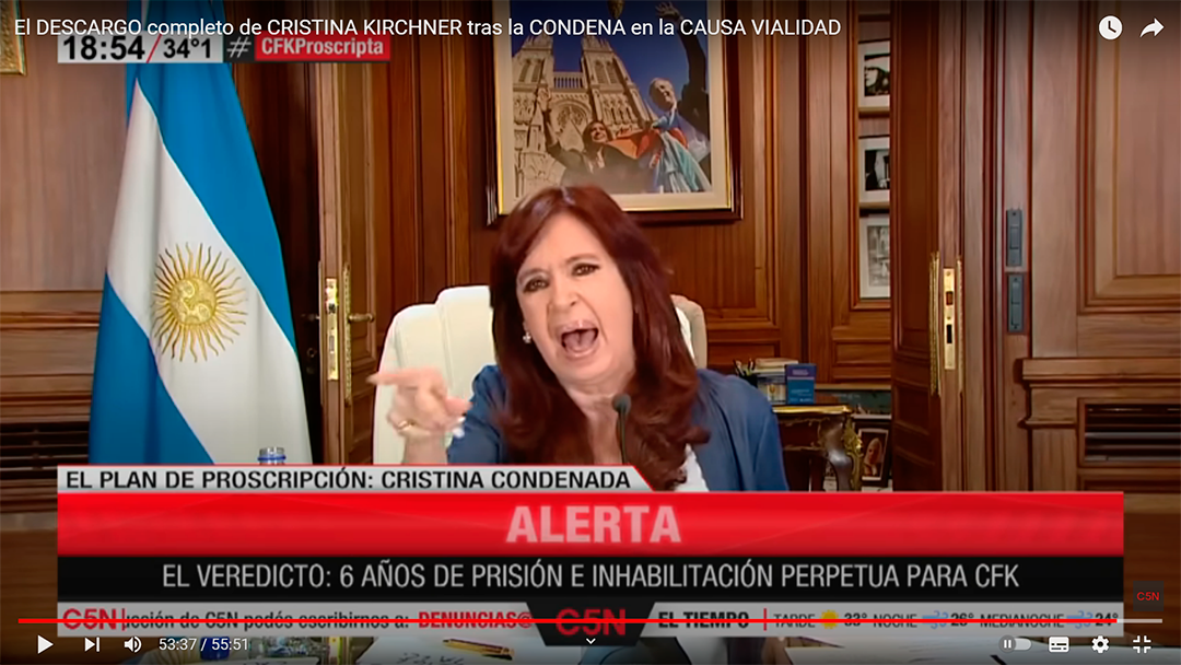 El Dr. Sergio Rulicki analiza el discurso de Cristina Kirchner luego de su condena en la causa vialidad utilizando las herramientas de la Lingüística Forense.