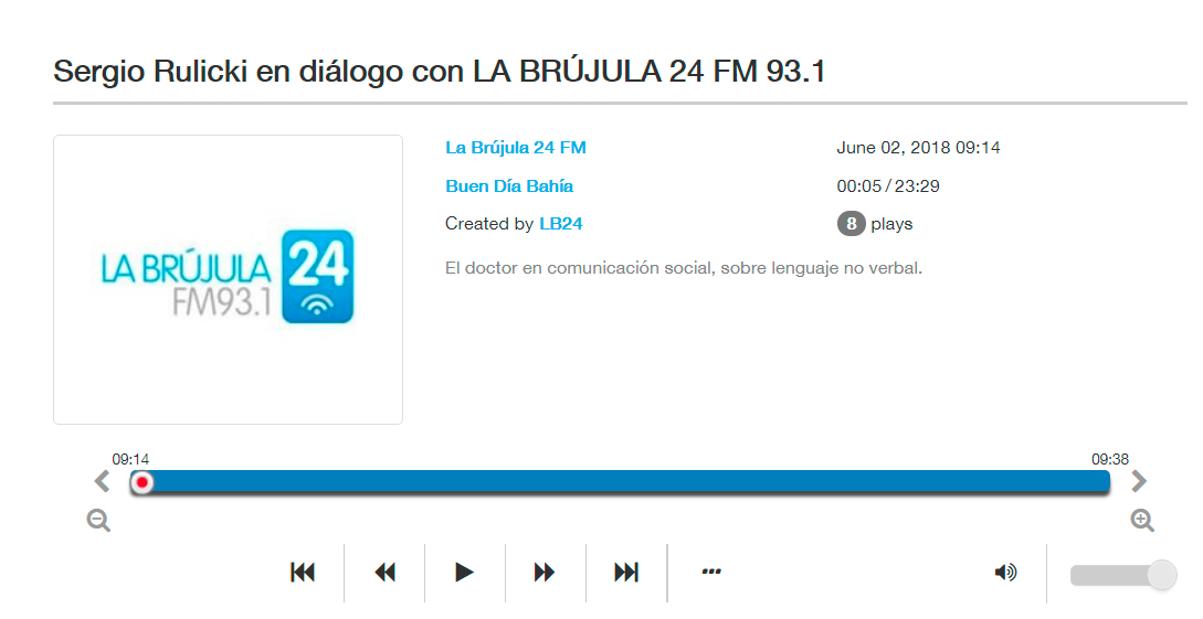 Dr. Sergio Rulicki en diálogo con “La Brújula 24” FM 93.1