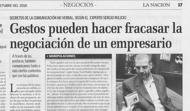 Nota del Dr. Rulicki en Diario La Nación de Paraguay (Sábado)